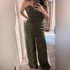 Olive Green Women's Jumpsuit